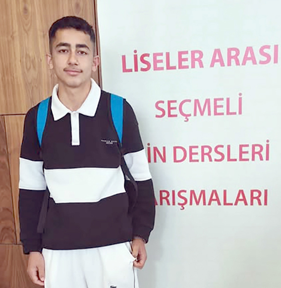 Yusuf Sarıbekir MTAL öğrencisi Muhammet Ali Çakmak’tan büyük başarı