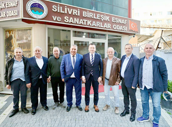Silivri Belediye Başkanı Balcıoğlu’ndan Esnaf Odası’na ziyaret