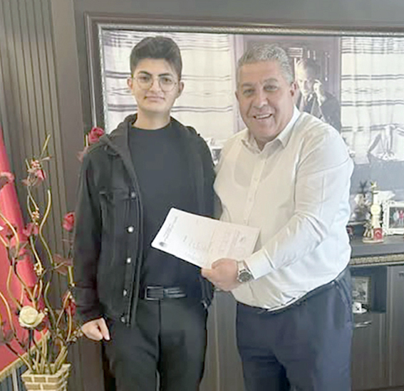 Genç Girişimci Mehmet Baha Yılmaz Esnaf Odasına üye oldu