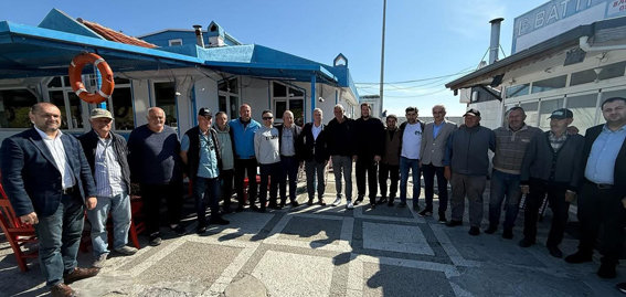 Silivri AK Parti İlçe Başkanı Barlas’tan balıkçılara ziyaret