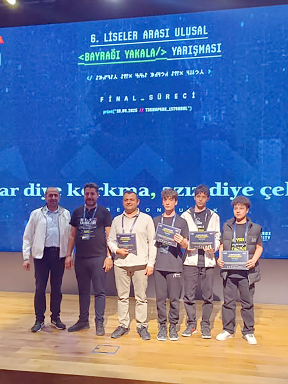 Silivri Baldöktü Lisesi takımı Siber Güvenlik-CTF Yarışması Türkiye Finalinde