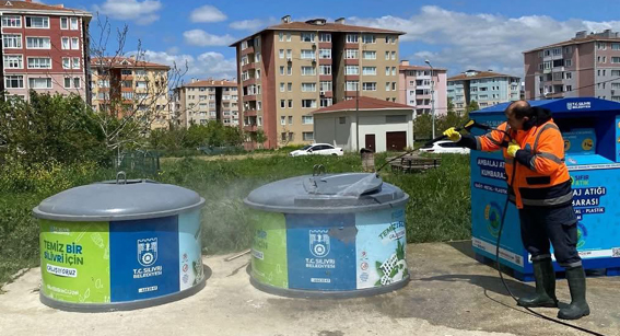 Silivri Belediyesi’nden temizlik mesaisi