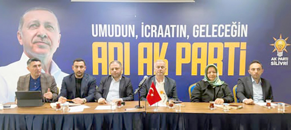 AK Parti Silivri Teşkilatı Haftalık Yönetim Toplantısını gerçekleştirdi
