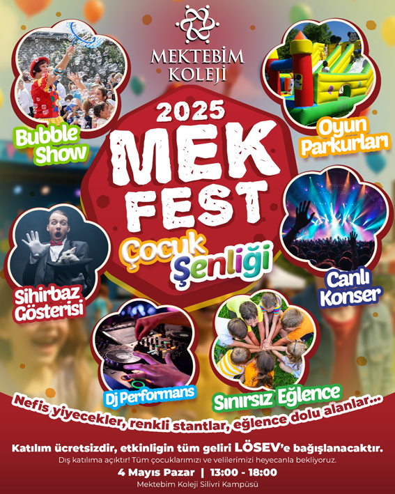 Mektebim Koleji’nden Renkli Şenlik: 2025 MEK FEST coşkusuna davet