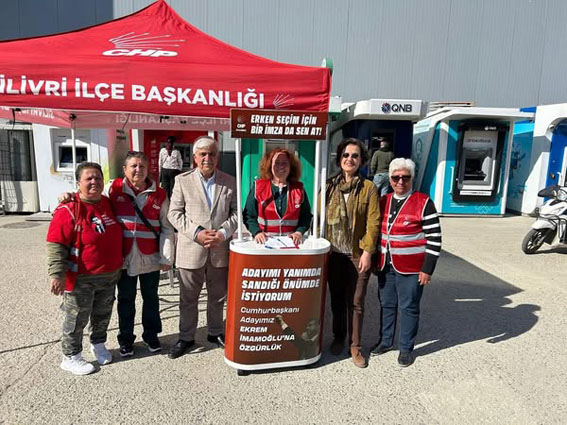 CHP SİLİVRİ İLÇE BAŞKANI İBRAHİM KÖMÜR’DEN İMZA KAMPANYASINA DAVET: “ADAYIMIZI YANIMIZDA, SANDIĞI ÖNÜMÜZDE GÖRMEK İSTİYORUZ!”