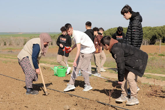 Silivri Tarım Lisesi Öğrencilerinden üzüm üretiminde örnek uygulama