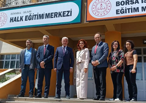 Silivri Halk Eğitim Merkezi'ne İl Milli Eğitim Müdür Yardımcısı Zeki Er'den ziyaret