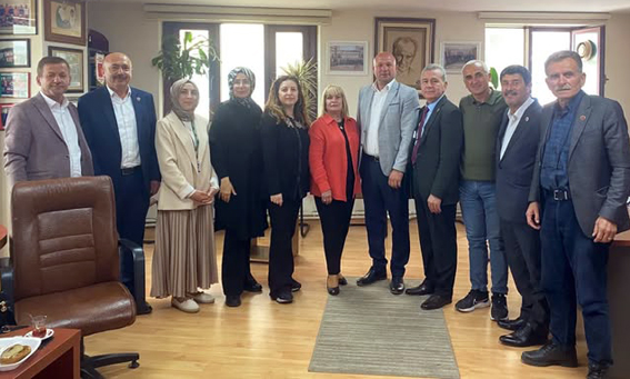 Silivri Yeşilay Şubesi’nden Muhtarlar Derneği’ne ziyaret