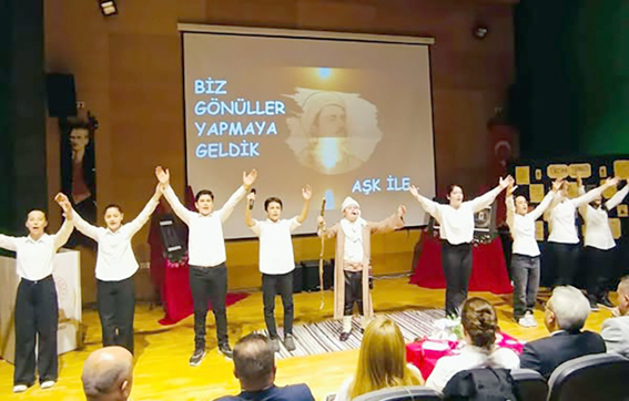 Yunus Emre’nin izinde, kardeşlik ruhu Silivri Ortaokulu’nda yaşatıldı