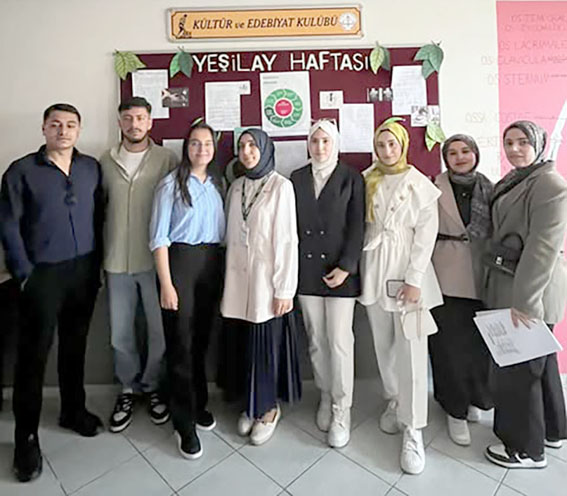 Silivri Genç Yeşilay’dan lise öğrencilerine farkındalık ziyareti