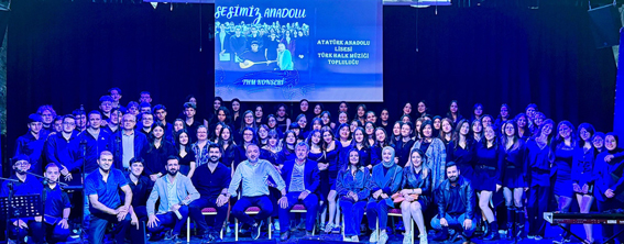 Atatürk Anadolu Lisesi’nden Yıl Sonu Türkü ziyafeti
