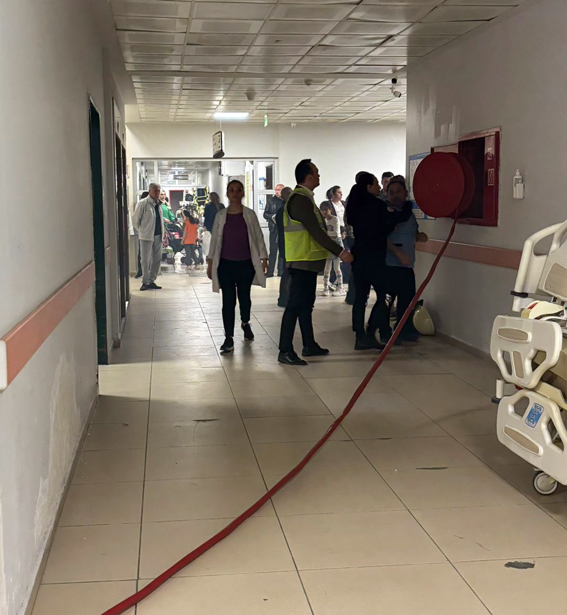 Silivri Devlet Hastanesi’nde Kırmızı Kod Yangın Tatbikatı gerçekleştirildi