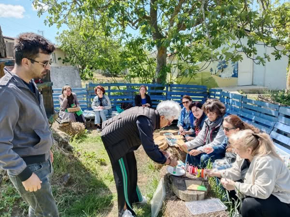 Silivri Halk Eğitim Resim Kursiyerlerinden doğada sanat buluşması