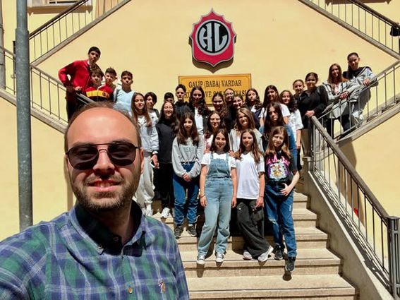 Silivri Ertuğrul Gazi Ortaokulu öğrencilerinden Kabataş’a ziyareti