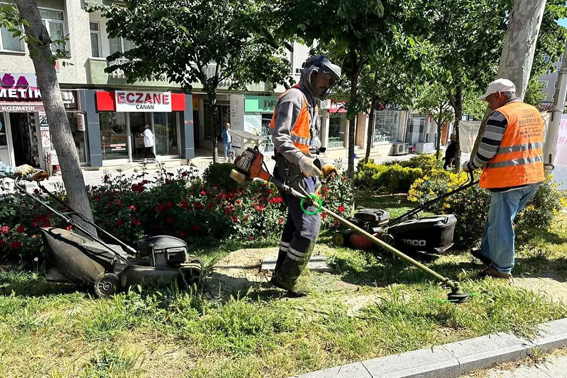 Silivri’de park ve yeşil alanlarda yaz hazırlıkları başladı