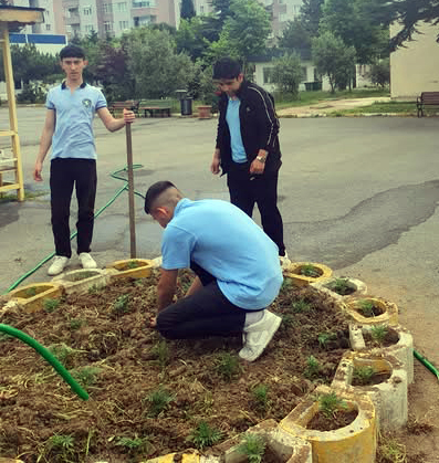 Silivri Yusuf Sarıbekir MTAL Öğrencilerinden yeşile destek