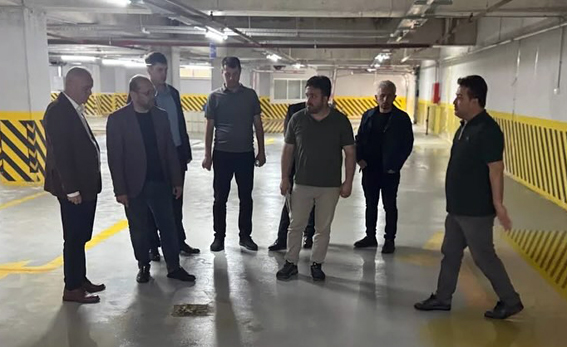 Silivri AK Parti İlçe Başkanlığı’ndan Otopark alanında inceleme