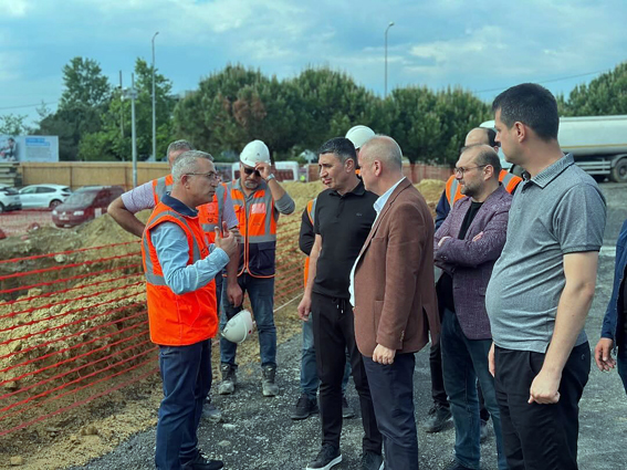 AK Partili Sami Barlas Ve Celalettin Yazıcı, Otogar Kavşağı Projesini yerinde inceledi