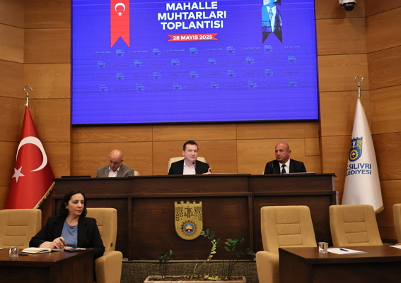 Silivri Belediye Başkanı Balcıoğlu Mahalle Muhtarlarıyla bir araya geldi