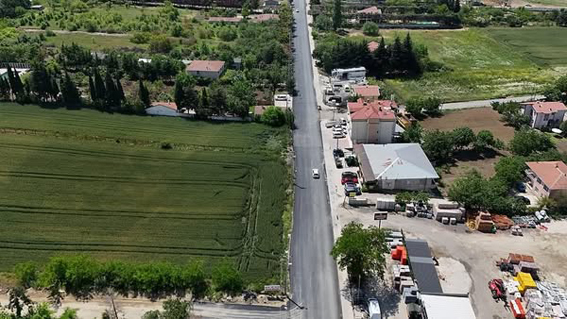 Silivri Ortaköy Mahallesi Hümayun Caddesi’nde asfaltlama çalışmaları tamamlandı