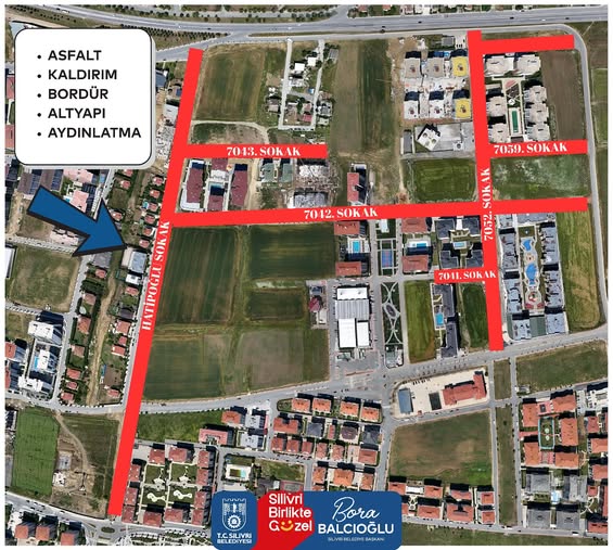 Silivri Yeni Mahalle’de altyapı ve üstyapı seferberliği