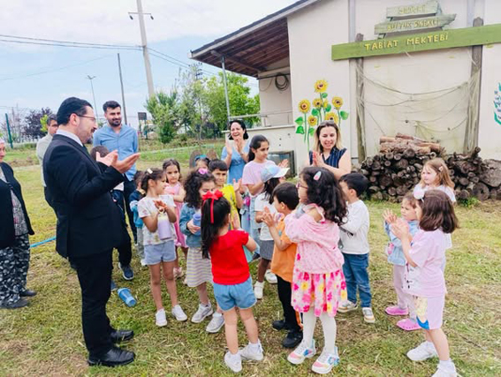 Silivri Milli Eğitim Müdürü Damat’tan Tabiat Mektebine ziyaret