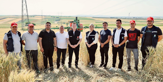 Silivri Belediyesi’nden Bin 600 dönüm buğday ekimi