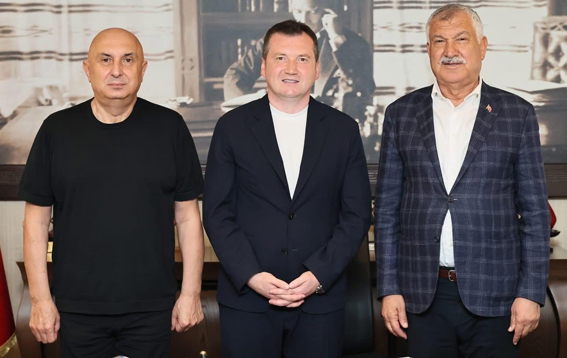 Zeydan Karalar’dan Başkan Balcıoğlu’na ziyaret