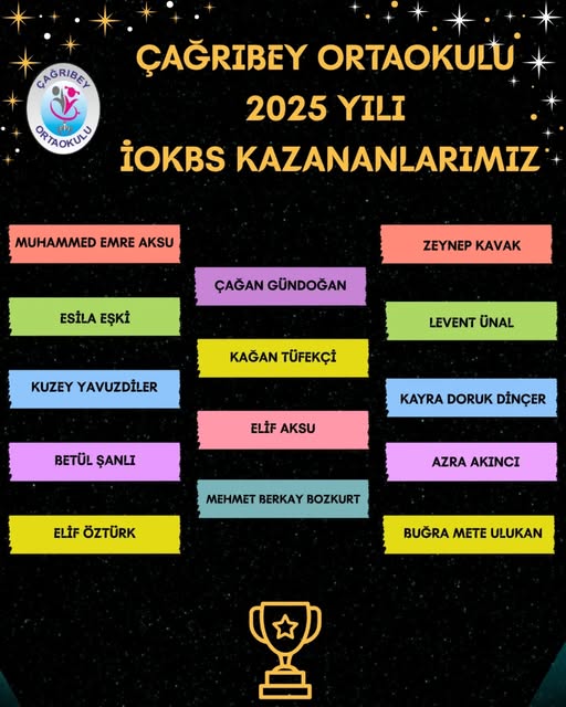 Silivri Çağrıbey Ortaokulu’ndan Bursluluk Sınavı gurur tablosu