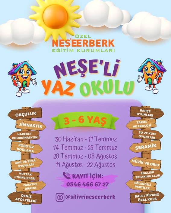 Neşe’li Yaz Okulu kapılarını açıyor