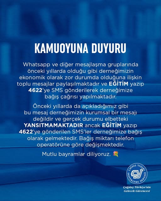 Silivri ÇYDD'den kamuoyuna önemli uyarı