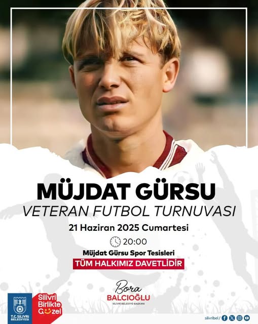 Silivri'de Müjdat Gürsu Veteran Futbol Turnuvası 21 Haziran’da