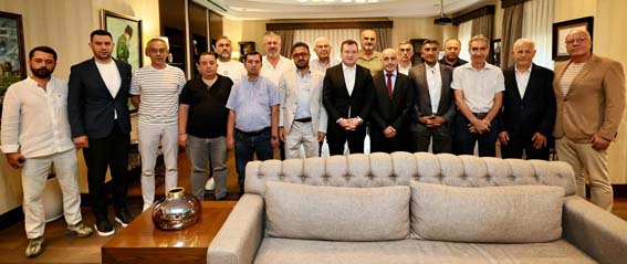 Silivrispor Yönetiminden Başkan Balcıoğlu’na ziyaret