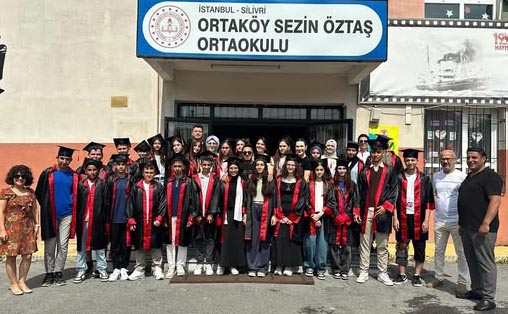 Silivri Sezin Öztaş Ortaokulu’nda gurur ve veda bir arada