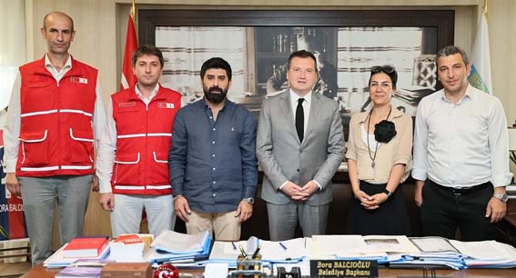 Silivri Belediye Başkanı Balcıoğlu, Kızılay ile iş birliği görüşmesi gerçekleştirdi