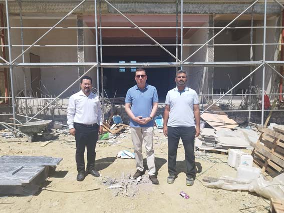Silivri Kaymakamı Toğan’dan okul inşaatlarına yerinde inceleme