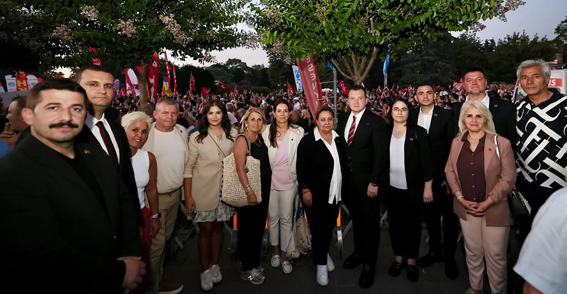 Silivri Belediye Başkanı Balcıoğlu Saraçhane’de: “Egemenlik kayıtsız şartsız milletindir!”