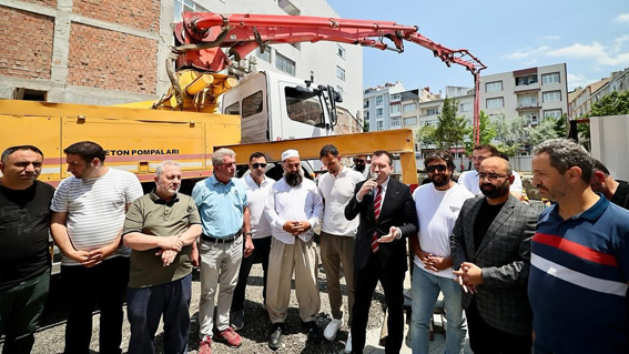 Silivri Alibey Camii’nin temeli atıldı