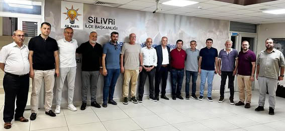 Silivrispor yönetiminden Ak Parti İlçe Başkanlığına ziyaret