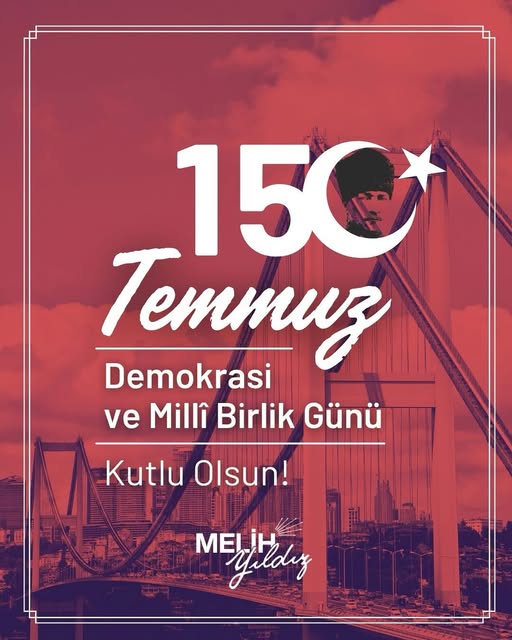 Yıldız’dan 15 Temmuz mesajı: “Egemenlik kayıtsız şartsız milletindir”