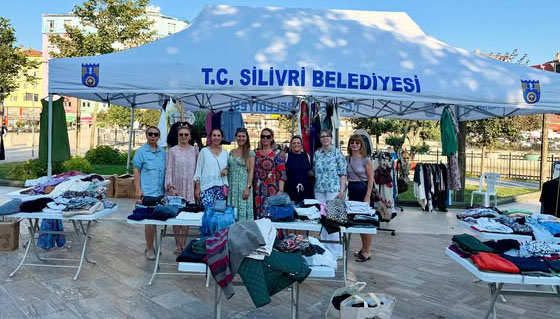 Silivri Kadın Girişimciler Derneği’nden Eğitime Destek için ikinci el kıyafet satışı