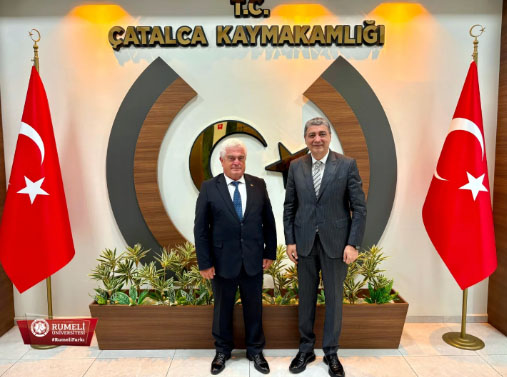 Rektör Prof. Dr. Mustafa Kara’dan Kaymakam Yasin Öztürk’e hayırlı olsun