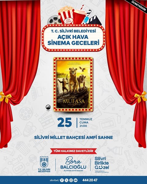 Silivri’de Açık Hava Sinema Geceleri başlıyor