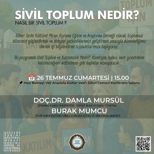 Silivri’de Sivil Toplum Bilincine Katkı: İlk etkinlik “Sivil Toplum Nedir?”