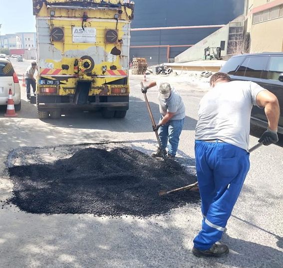 Silivri’de yol bakım ve onarım çalışmaları aralıksız devam ediyor