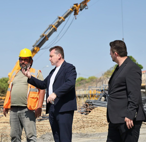 Silivri Belediye Başkanı Balcıoğlu, Otogar Kavşağı Projesini yerinde inceledi
