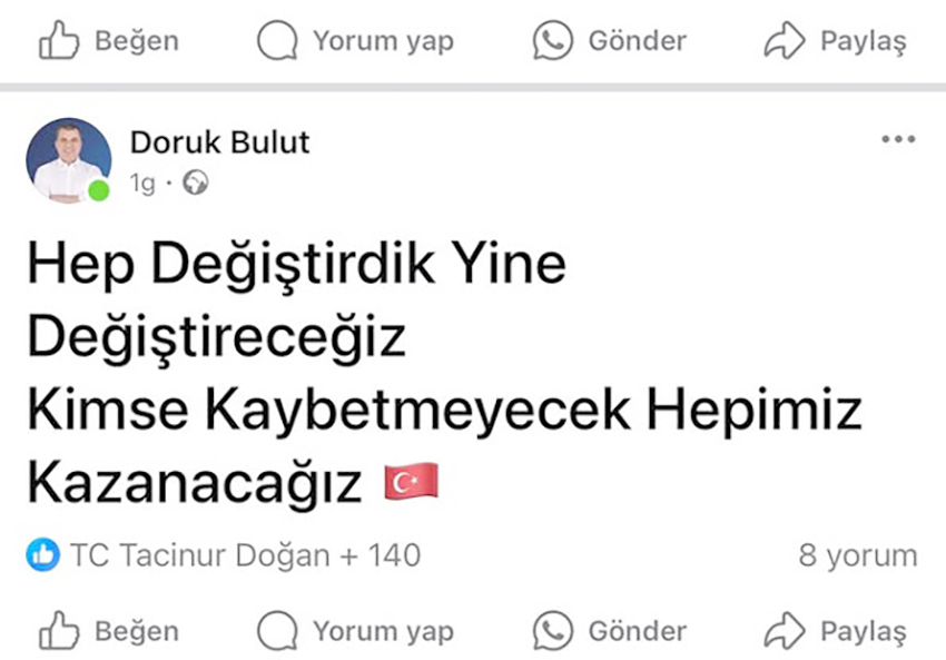 CHP’li Doruk Bulut’tan dikkat çeken paylaşımlar