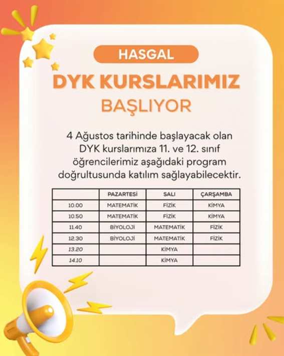 Silivri HASGAL’da DYK Kursları 4 Ağustos’ta başladı
