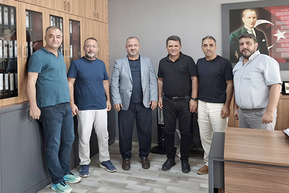 Eğitim Bir-Sen’den yeni atanan okul müdürlerine hayırlı olsun ziyareti