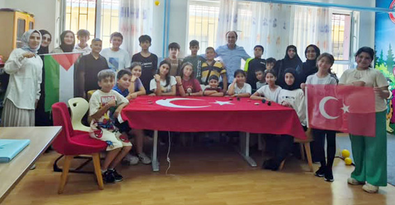 Silivri Halk Eğitim Müdürü Akbal’dan Filistin temalı etkinlik ziyareti